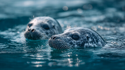 seal in the water