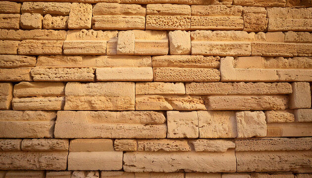 Travertine bricks texture structure pattern wallpaper