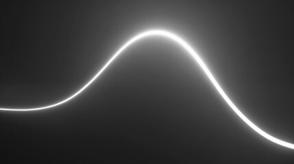 Minimalist black and white sine wave background