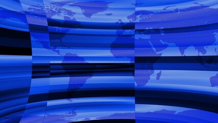 Modern techy background with glowing earth map for professional presentations and global news visuals, futuristic 4K world map animation, digital technology style backdrop for broadcast, media. - Powered by Adobe