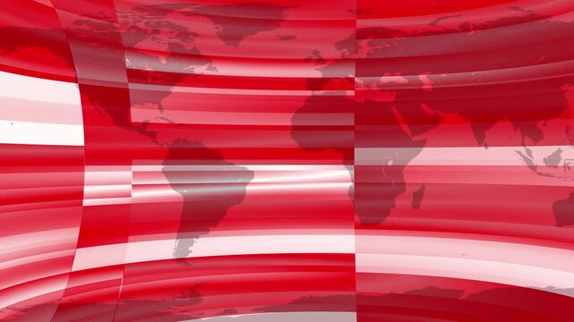 Modern techy background with glowing earth map for professional presentations and global news visuals, futuristic 4K world map animation, digital technology style backdrop for broadcast, media.