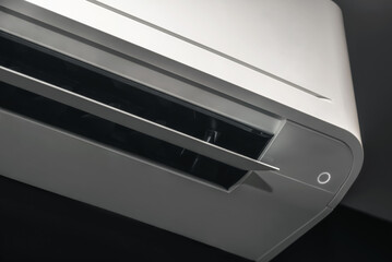 Air conditioner swing flap working in dark bedroom at night