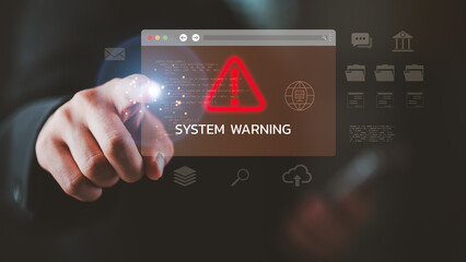 Cyber threats and system vulnerabilities demand proactive monitoring and real-time alerts. This image highlights urgency of identifying security breaches ,managing digital risks in IT infrastructure