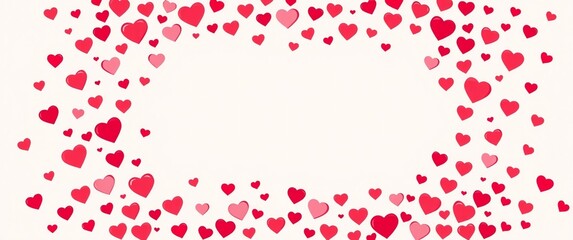 Heart-shaped frame border