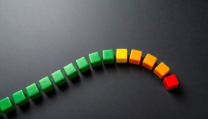 Global economy slowdown economic recession crisis inflation finance business market curve decline risk loss