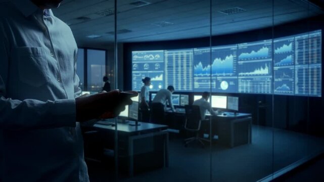 Team Of Security Analysts Carefully Examines Threat Intelligence And Incident Updates With Urgency