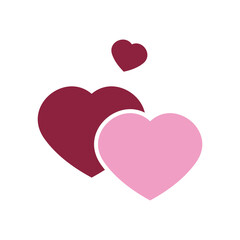 love  logo  icon illustration   flat