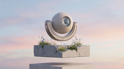 eye-shaped video camera