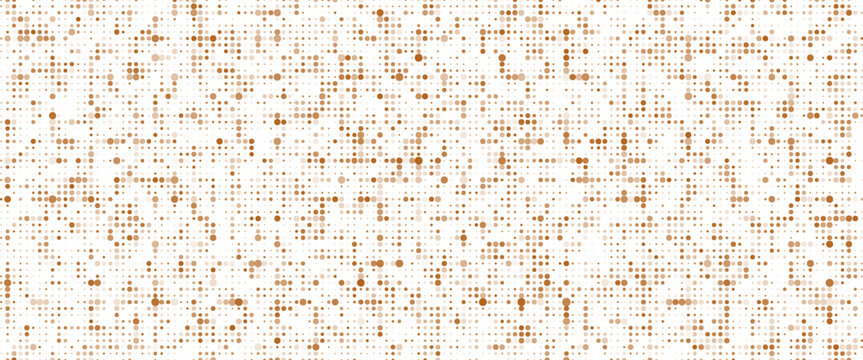 Polka dot background. Abstract wallpaper. orange and white seamless pattern. Dotted cute pattern. artistic doodle sketch tiny dots seamless surface design. design EPS 10