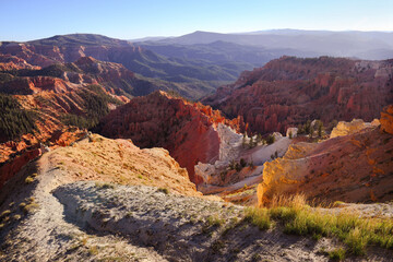 Sunset view of the amphitheater from North View Point, Cedar Breaks National Monument, Utah