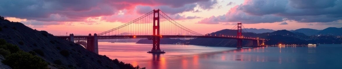 Obraz premium Stunning panorama showcasing Charles Bridge's length and intricate details Dawn light illuminates the bridge , iconic, view, towers