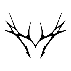 Fototapeta premium Goth Neotribal Tattoo Design Vector