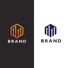 Modern Business Logo Design Vector Icon For Corporate Consulting Branding Identity