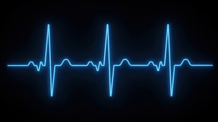 Electrocardiogram reading with normal sinus rhythm and healthy heartbeat pattern