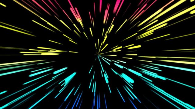 空, イラスト, 星, 風景, 集中線, 漫画, 効果線