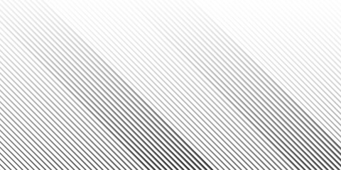 Halftone gradient texture with diagonal lines. Fading diagonal gradient background. Black slanted pattern background. Thin parallel line wallpaper that fades for an extra layer.