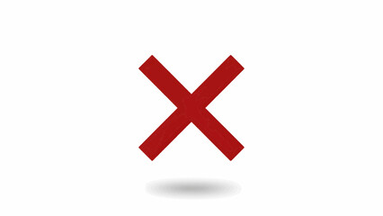 X Mark Cross Icon Vector Illustration