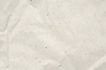 Abstract crumpled and creased recycle paper texture background