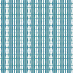 Elegant pattern abstract shapes seamless background geometric design modern textile fabric swatch, paper, wallpaper print. Vector graphic illustration digital image. Vintage white, green blue color.