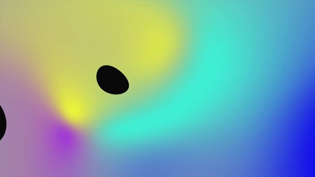 Black liquid moving through bubbles like an alien organism.
