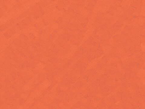 Solid terracotta orange plaster wall texture for rustic background design