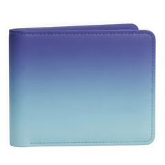 Gradient wallet, isolated on transparent background