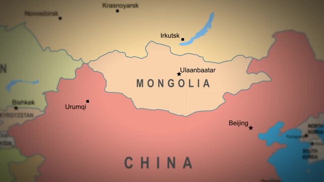 Political and economic map emphasizing strategic Asian corridors