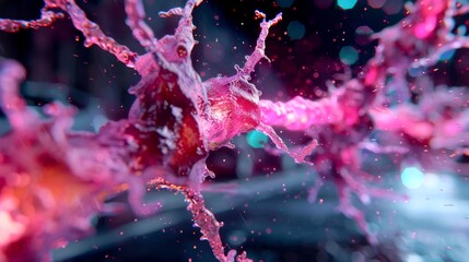  a microscopic biological process, like mitosis or cellular transport