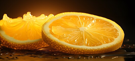 lemon slice shaped matchstick carving ,generative AI