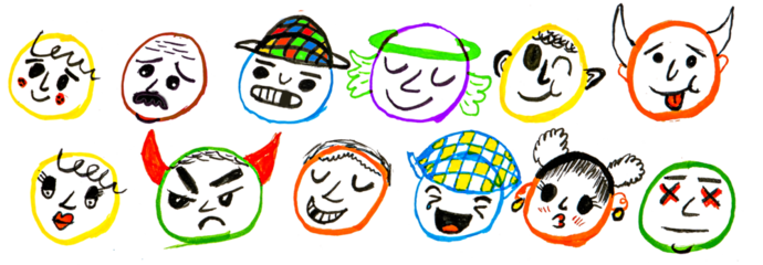 Doodle Rock Punk Tattoo Icons emo Set – Grunge Y2K Vector Elements	