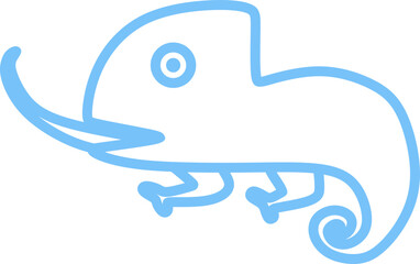 Obraz premium Kid Handrawn Doodle Animal Element