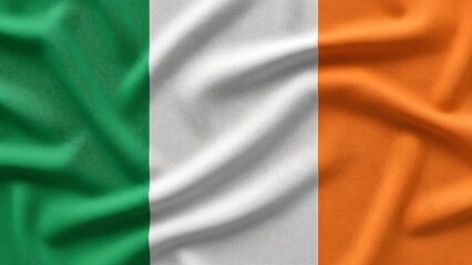 St patrick's day irish flag green white orange celebration background