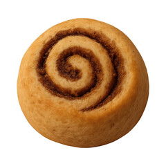 Fototapeta premium PNG Delicious cinnamon roll swirl.