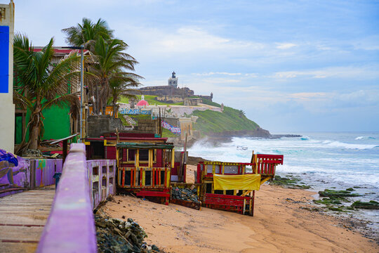 The resilient soul and community spirit of La Perla neighborhood in San Juan, the capital city of Puerto Rico in the Caribbean