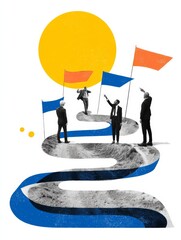 Artistic Interpretation of Financial Planning and Skill Development