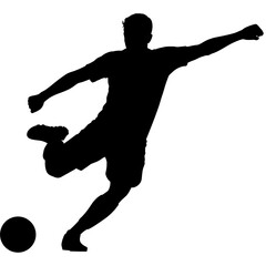 soccer player kicking ball © zahirulislam1996