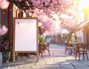 SAKURA MOCK UP サクラ　看板