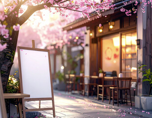 SAKURA MOCK UP サクラ　看板