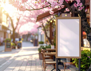 SAKURA MOCK UP サクラ　看板