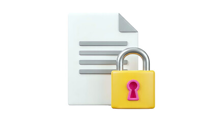 Document Security Lock Icon