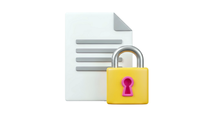 Document Security Lock Icon