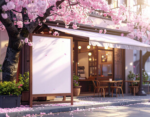 SAKURA MOCK UP サクラ　看板