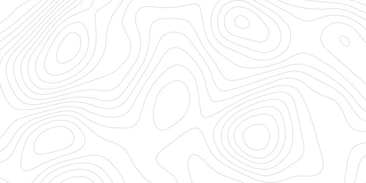 Abstract topographic wavy patterns design. seamless flowing curve lines on white background. minimal contour line art pattern. terrain lines background. elevation contour map inspired vector design.