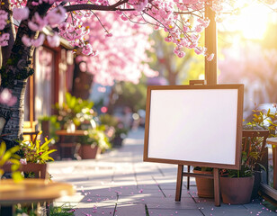 SAKURA MOCK UP サクラ　看板