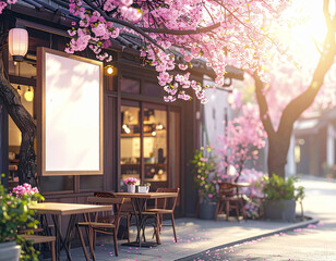 SAKURA MOCK UP サクラ　看板