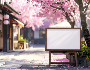 SAKURA MOCK UP サクラ　看板