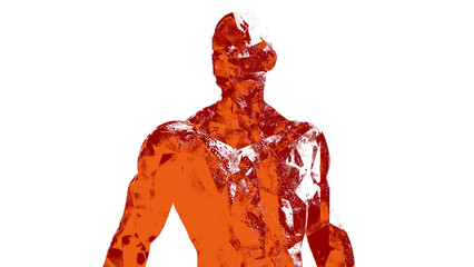 Broken Identity Crisis Mental Health Concept Abstract