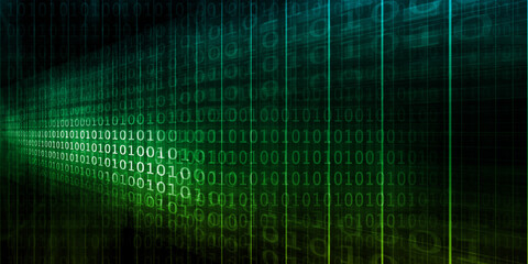 Binary Cyber Network and Digital Transformation Data Flow