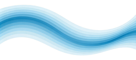 Abstract blue wave curved background with gradient layers. Ideal for graphic design, digital decor, or web templates. Smooth, flowing pattern with soft color transitions.
