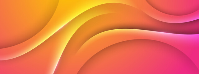 Layered abstract design ideal for backgrounds, wallpapers, marketing materials or digital art projects with vibrant color scheme. Suitable for branding and promotional designs.